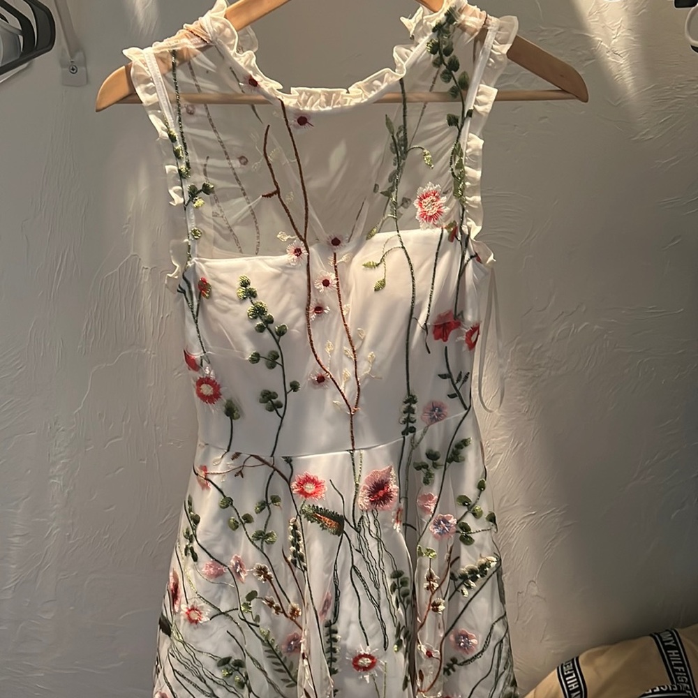 White spring dress